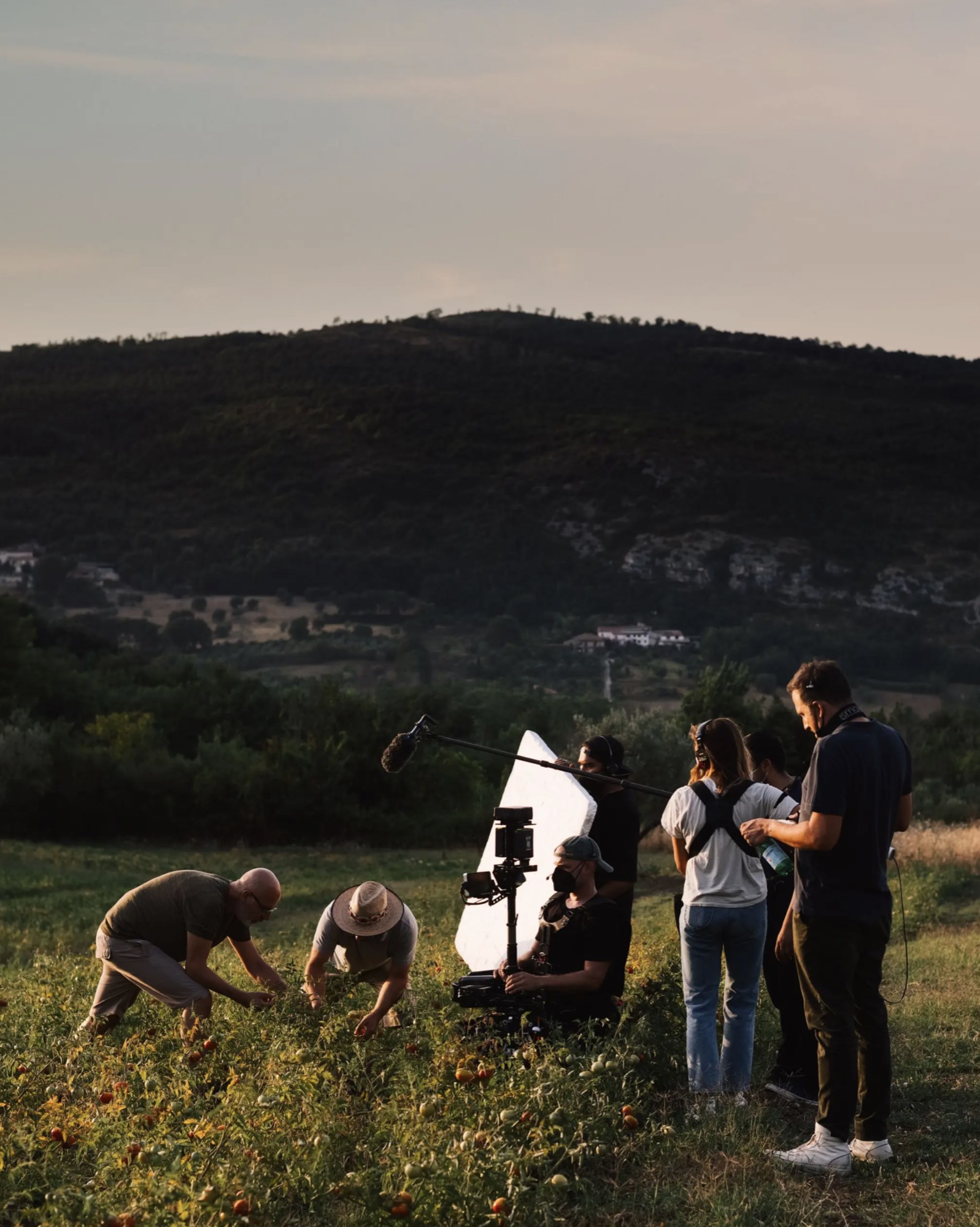 On location in Mount Vesuvius.